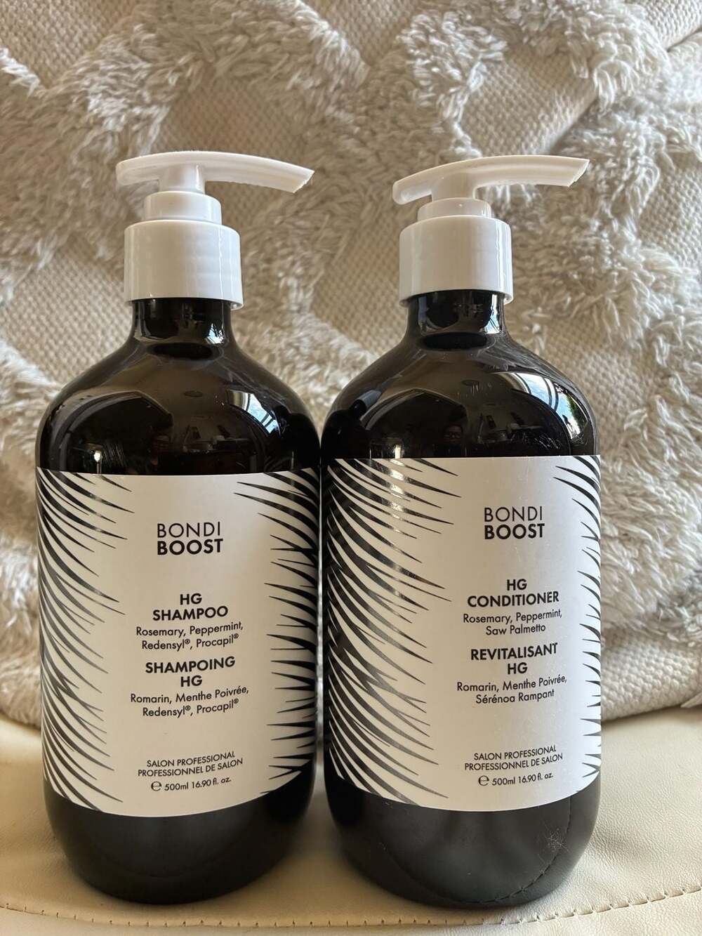 BondiBoost HG Shampoo and Conditioner Set (500ml/16.90 fl oz)-New without box